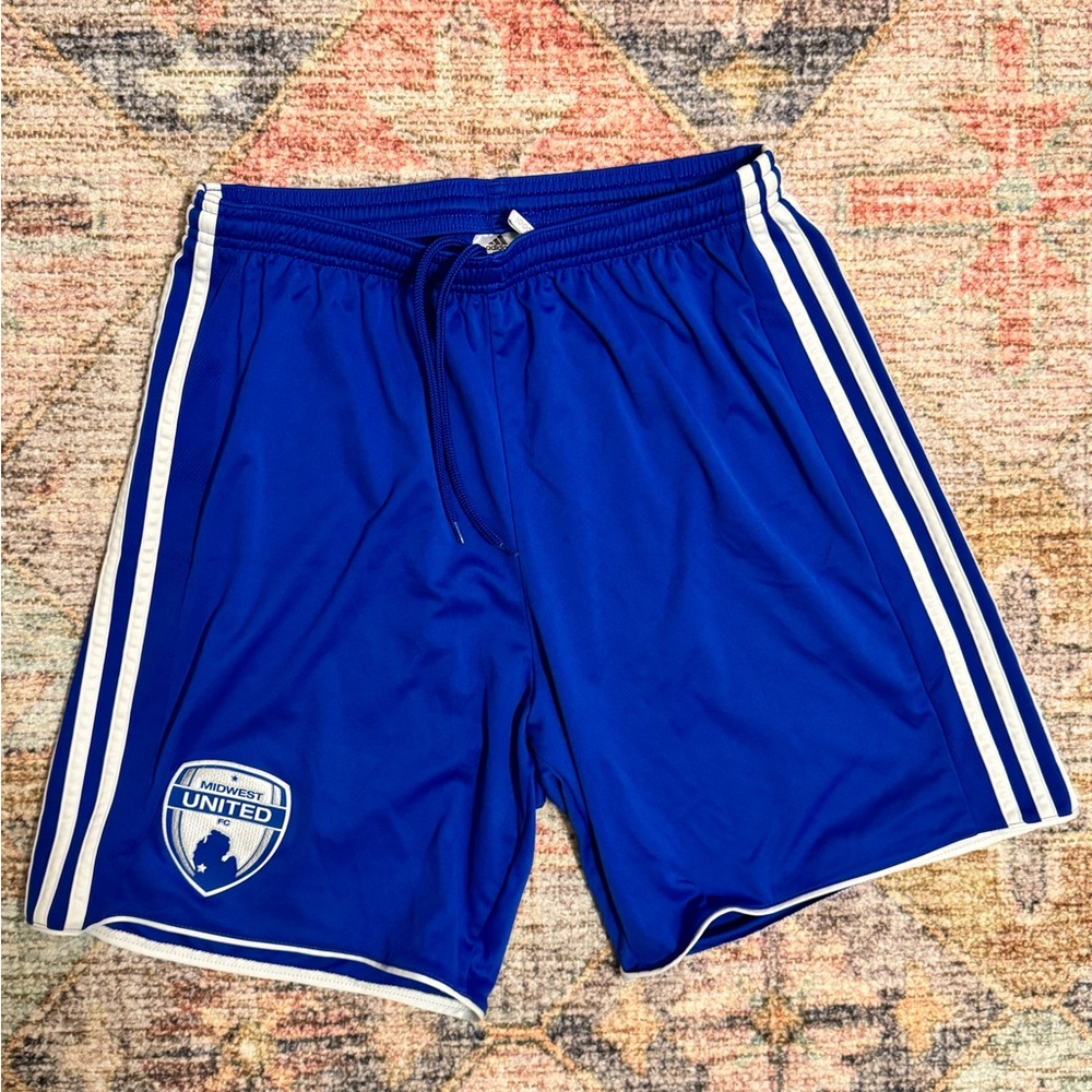 Men's Adidas Midwest United Athletic Soccer Shorts- Large